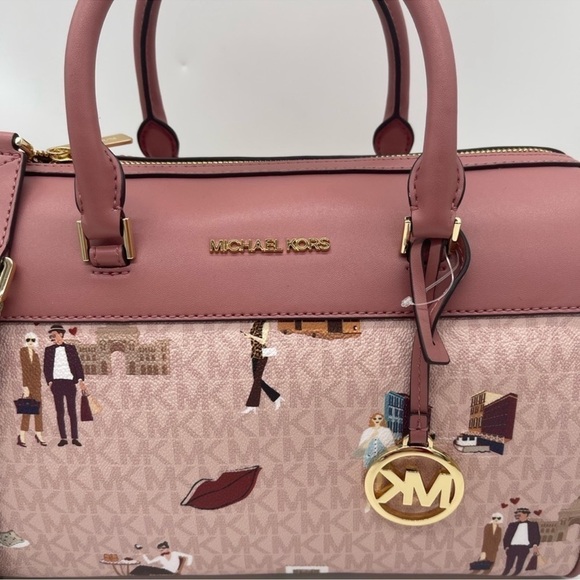 Michael Kors Medium Duffle Satchel Crossbody Bag - Picture 5 of 11